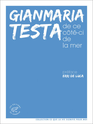 cover image of De ce côté-ci de la mer
